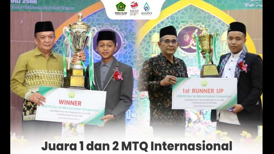 Dua Hafidz Indonesia Harumkan Nama Bangsa di MTQ Thailand